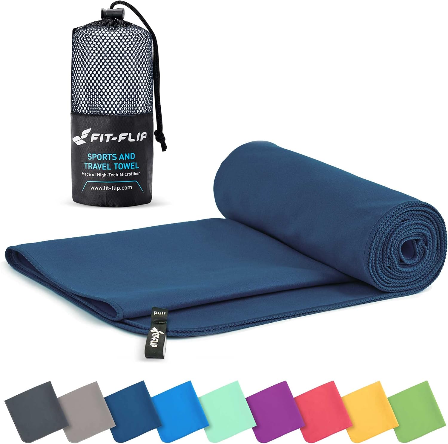 Originales Amazon-Produktbild des Fit-Flip Mikrofaser-Handtuchs