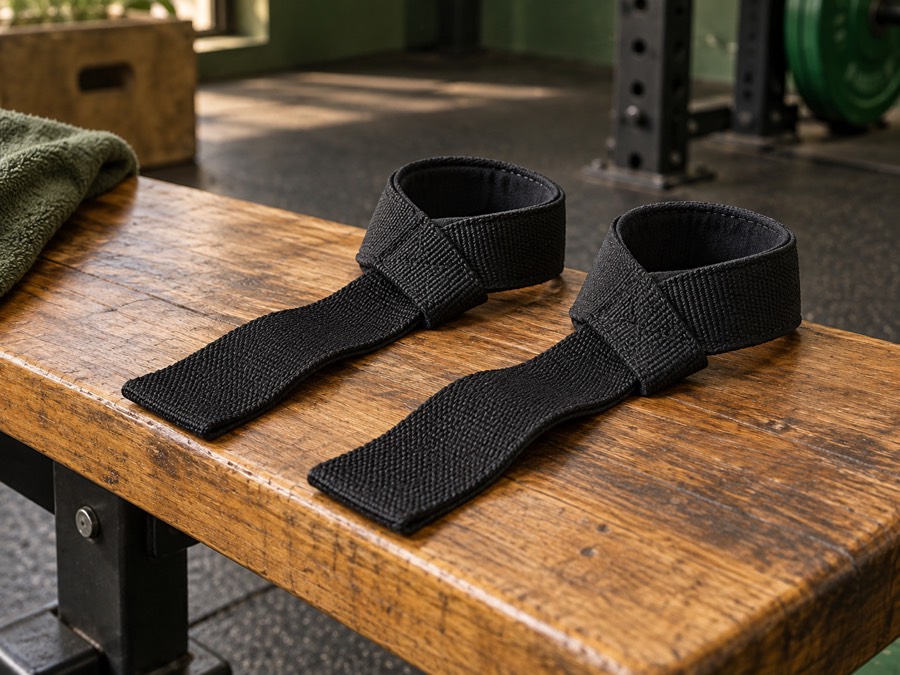 Beispiel für Zughilfen beim Krafttraining