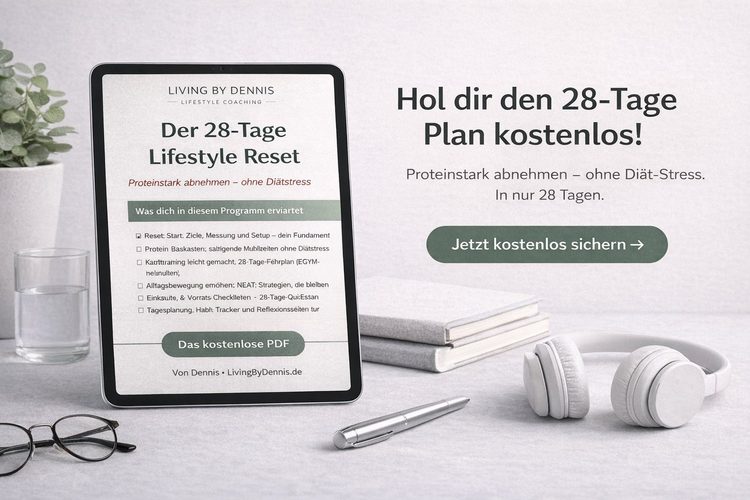 Ausgewogene Mahlzeit und bewusste Alltagsroutine